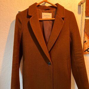 Babaton Camel Hair Stedman Coat XXS